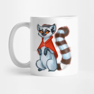 Cute Lemur Drawing Mug